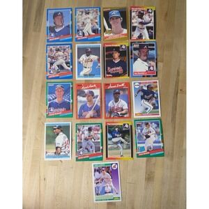 Atlanta Braves 17 Card Baseball Lot 1989-1992 Donruss Score Dale Murphy